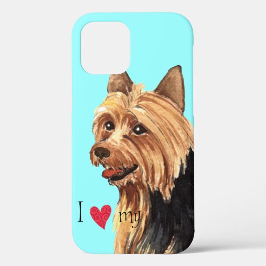 Ich Liebe meine australischen Terrier Case-Mate iPhone Hülle (Rückseite)