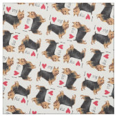 Ich Liebe meine australischen Terrier Stoff (Muster)