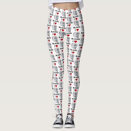 Ich LIEBE meine Avion, Leggings, vor Mitte '70er S Leggings (Vorderseite)