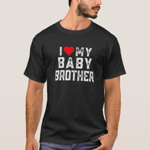 Ich Liebe meine Baby Brother Family Matching Heart T-Shirt