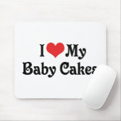 Ich Liebe meine Babykuchen Mousepad (Mit Mouse)