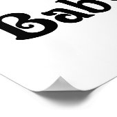 Ich Liebe meine Babykuchen Poster (Ecke)