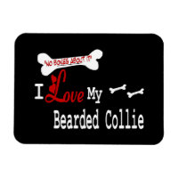 Ich Liebe meine bärtige Collie