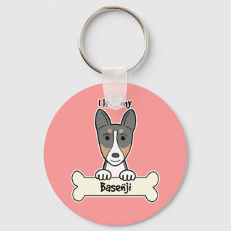 Ich Liebe meine Basenji Schlüsselanhänger