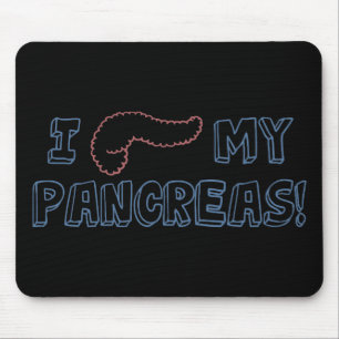 Ich liebe meine Bauchspeicheldrüse Mousepad
