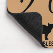 Ich Liebe meine beiden Katzen Mousepad (Ecke)