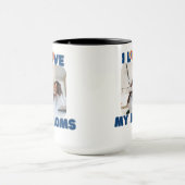 Ich Liebe meine beiden Mamas mit Pride Personalize Tasse (Zentrum)