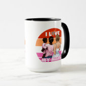 Ich Liebe meine beiden Mamas mit Stolz Tasse (VorderseiteRechts)
