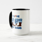 Ich Liebe meine beiden Vater mit Stolz Tasse (Vorderseite Links)