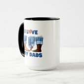 Ich Liebe meine beiden Vater mit Stolz Tasse (Vorderseite Links)