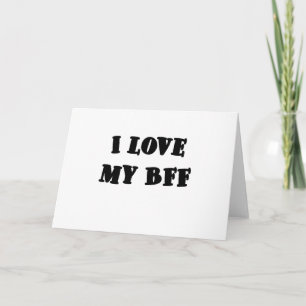Ich Liebe meine BESTE FREUNDIN Karte