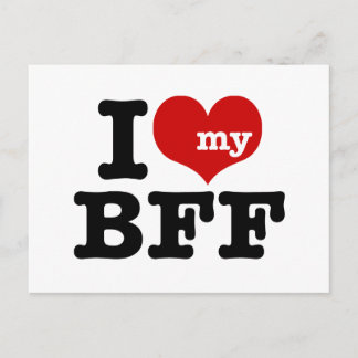 Ich Liebe meine BESTE FREUNDIN Postkarte