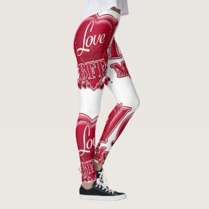 Ich Liebe meine Beste Freundinnen Rotes Herz Leggings