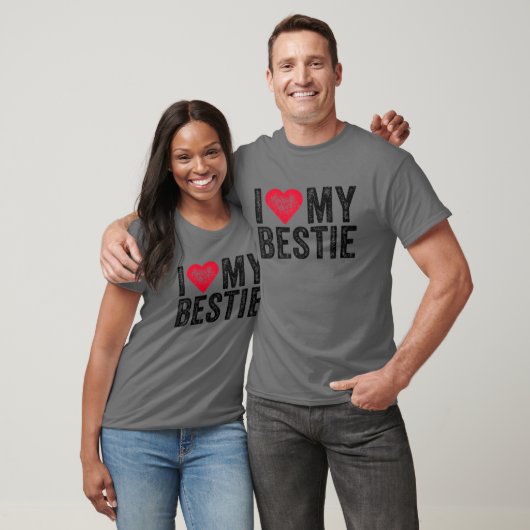 Ich Liebe meine Bestie Best Friend BESTE FREUNDIN  T-Shirt (Unisex)