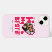 Ich Liebe meine Bestie Custom Foto Herz-Design Case-Mate iPhone Hülle (Rückseite (Horizontal))