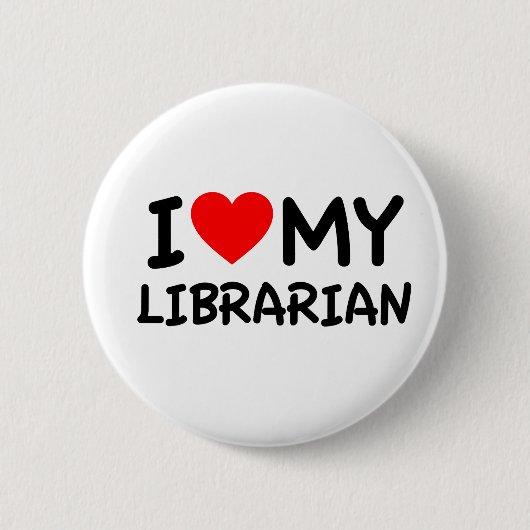Ich Liebe meine Bibliothek Button (Vorderseite)