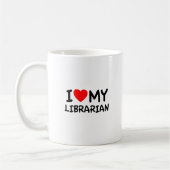 Ich Liebe meine Bibliothek Kaffeetasse (Links)