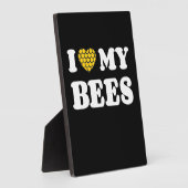Ich Liebe meine Bienen Fotoplatte (Seite)