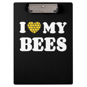 Ich Liebe meine Bienen Klemmbrett