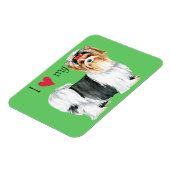 Ich Liebe meine Biewer Terrier Magnet (Linke Seite)