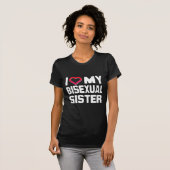ICH LIEBE MEINE BISEXUELLE SCHWESTER - - T-Shirt (Vorne ganz)