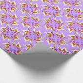 Ich Liebe meine Borzoi Geschenkpapier (Ecke)