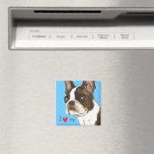 Ich Liebe meine Boston Terrier Magnet (In Situ (Geschirrspüler))