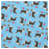 Ich Liebe meine Boston Terrier Stoff (Muster)