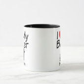 Ich Liebe meine Boxer-Dog-Tasse Tasse (Zentrum)