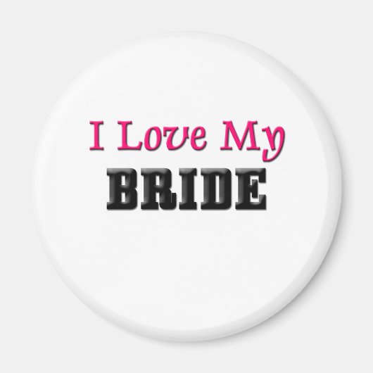 Ich Liebe meine Braut Magnet (Vorne)