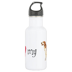 Ich Liebe meine Bretagne Edelstahlflasche