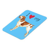 Ich Liebe meine Bretagne Magnet (Linke Seite)