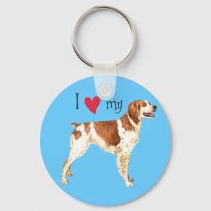 Ich Liebe meine Bretagne Schlüsselanhänger