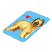 Ich Liebe meine Briard Magnet (Linke Seite)