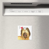 Ich Liebe meine Briard Magnet (In Situ (Geschirrspüler))
