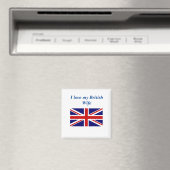 Ich Liebe Meine britische Ehefrau Magnet (In Situ (Geschirrspüler))