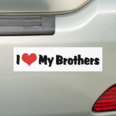 Ich Liebe meine Brüder Autoaufkleber (Auf Auto)