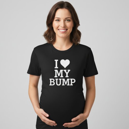 Ich Liebe meine Bump Mütterlichkeit T-Shirt
