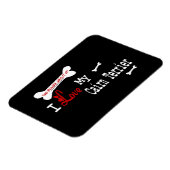 Ich Liebe meine Cairn Terrier Magnet (Linke Seite)