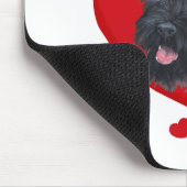 Ich Liebe meine Cairn Terrier Mousepad (Ecke)