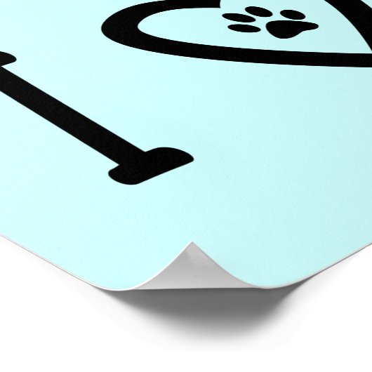 Ich Liebe meine Cairn Terrier Poster (Ecke)