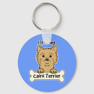 Ich Liebe meine Cairn Terrier Schlüsselanhänger