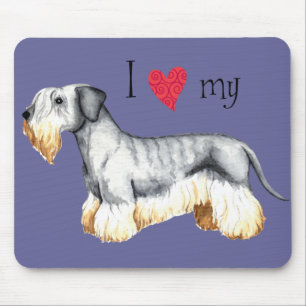 Ich Liebe meine Cesky Terrier Mousepad