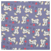 Ich Liebe meine Cesky Terrier Stoff (Muster)