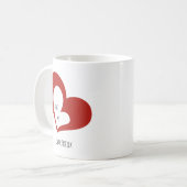 Ich Liebe meine Chartreux-Katze Kaffeetasse (Vorderseite Links)