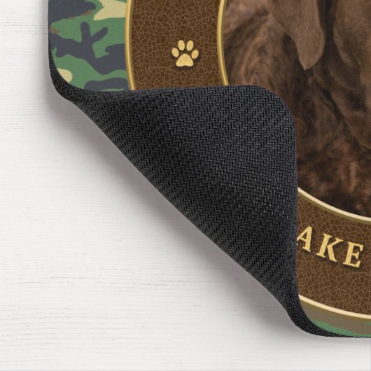 Ich Liebe meine Chesapeake Bay Retriever Cammo Mau Mousepad (Ecke)