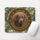 Ich Liebe meine Chesapeake Bay Retriever Cammo Mau Mousepad (Mit Mouse)