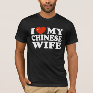 Ich Liebe meine chinesische Ehefrau T-Shirt
