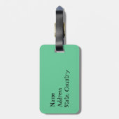 Ich Liebe meine Chow Gepäckanhänger (Rückseite vertikal)