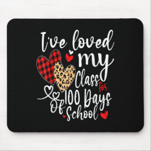 Ich liebe meine Cl für 100 Tage der Schule 100. Ta Mousepad